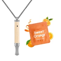 Stick aromatisé pour arrêter de fumer, inhalateur, aromathérapie, aide à la respiration et à la méditation, dispositif aromatisé pour la respiration, collier