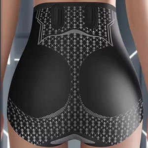 Culottes sans couture en soie glacée 2024, culottes <span class=keywords><strong>taille</strong></span> <span class=keywords><strong>haute</strong></span> pour femmes, pantalons de mise en forme du corps, culottes releveuses de fesses, shaper pour cyclistes - Product Image 3