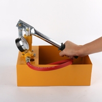 Herramienta de Plomería Manual, Banco de Pruebas de Agua, Bomba de Prueba Hidrostática Manual para Tuberías, Bomba de Prueba de Alta Presión Hidráulica
