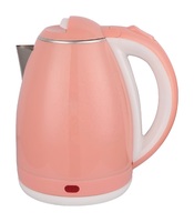 Bouilloire électrique sans fil pour la maison, matériau PP, 2,0 L, 1500 W, double paroi en acier inoxydable, CE CB