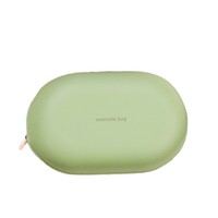 Sac de toilette en silicone personnalisé, sac cosmétique imperméable, sac de rangement de voyage portable grande capacité, simplicité urbaine mignonne, Chine
