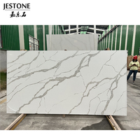 Prix d'usine en gros, dalle de quartz artificiel Calacatta, grande dalle moderne, certifiée CE, polie professionnellement, plan de travail de cuisine blanc