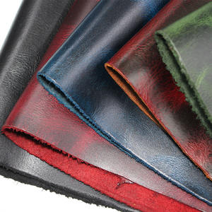 Cuero Vintage con Acabado de Cera, Cuero Crazy Horse, Cuero con Tinte Vegetal que Cambia de <span class=keywords><strong>Color</strong></span>, Venta Directa de Fábrica - Product Image 2