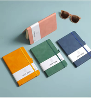 Cahiers personnalisés A5 A6 A7 en cuir PU pour le bureau, 200 pages, couverture souple, journal personnalisé