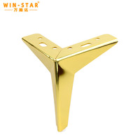 WINSTAR Metall möbel Tischbeine Konische Gold Sofa Kleider schrank Schrank Möbel Bein