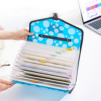 Carpeta de Archivos Expandible Tamaño A4, Carpeta de Acordeón Personalizada, Accesorios Creativos de Oficina, Carpeta de Archivos de Plástico