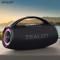 S97 zélote Original Boombox basse lourde 80W haute puissance en plein air maison karaoké fête rvb lumière Portable haut-parleur sans fil boîte