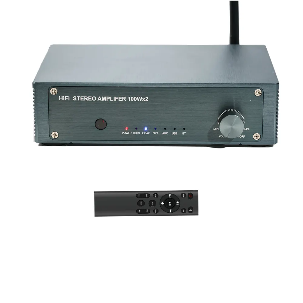 Samtronic amplifier digital mini, penguat digital hifi bluetooth 2.0CH 200w Kelas D SM600