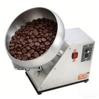 Machine de traitement alimentaire commerciale JUYOU, machine à enrober de sucre, machine à polir les bonbons et les noix, machine à enrober de chocolat
