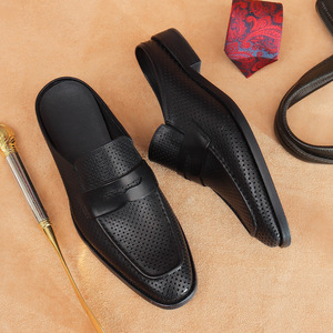 Bottes classiques pour hommes de haute qualité, design personnalisé, en cuir véritable, confortables, antidérapantes, chaussures décontractées pour l'automne - Product Image 4