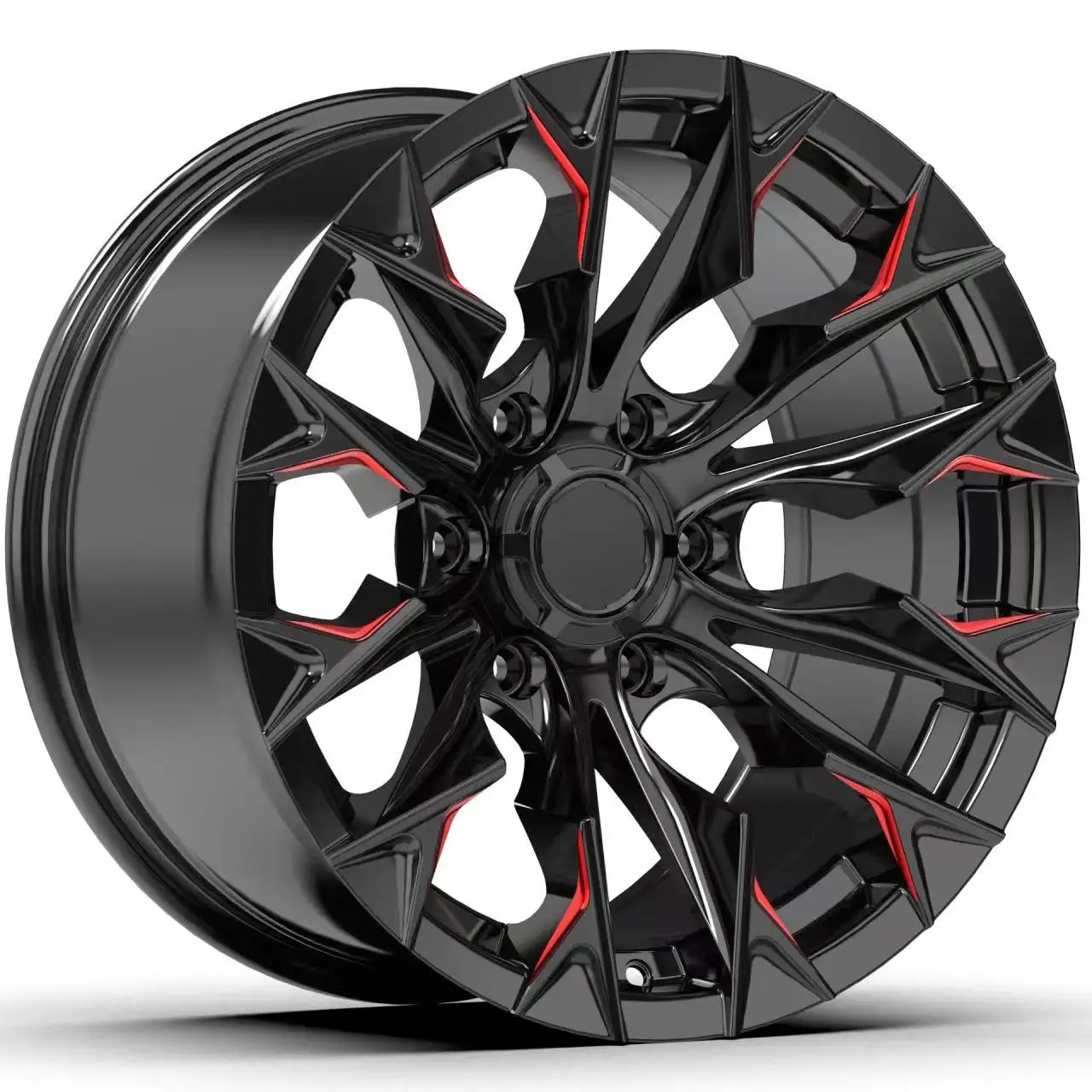 DX411 New Design Car Alloy Wheel 16 17inch Rim 6X139.7 Flow Formed For Off-road Cars and Pickup Truck