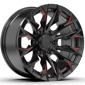 DX411 New Design Car Alloy Wheel 16 17inch Rim 6X139.7 Flow Formed For Off-road Cars And Pickup Truck