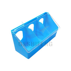 GSF G2193 Mangeoire en plastique à trois trous Mangeoire en plastique PP Pigeon Mangeoire pour oiseaux Mangeoire pour perroquets Bol suspendu à des cages à mezzanine - Product Image 4