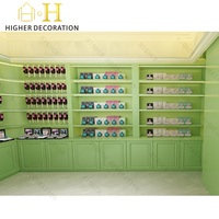 Meuble de présentation de parfums personnalisé, présentoir de parfums, décoration intérieure pour boutique de parfums