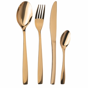 MANHATTAN 16PCS <b>CUTLERY</b> <b>SET</b> SHINY <b>GOLD</b> - Product Image 1