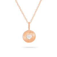 Milskye zierlichen Modeschmuck 925 Sterling Silber 18 Karat vergoldet Mini Herz Teeny Moissan ite Medaillon Halsketten für Frauen