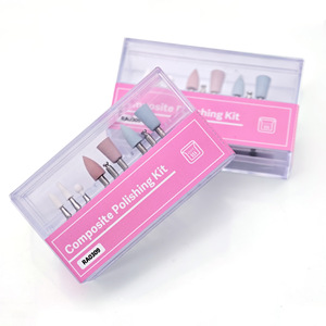 Tête de polissage <span class=keywords><strong>dentaire</strong></span> en silicone <span class=keywords><strong>blanc</strong></span> pour <span class=keywords><strong>composite</strong></span> photopolymérisable, finition et polissage, modèle RA0309, ensemble de pierres de polissage - Product Image 5