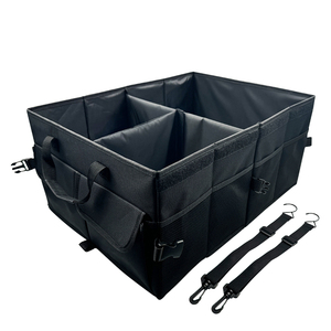 Organizador de espacio para asiento delantero de coche, accesorios para coche 2024, organizador de almacenamiento para coche, organizador de maletero de poliéster plegable de alta capacidad, duradero - Product Image 2