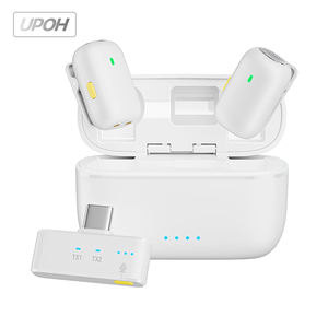 Mini micrófono inalámbrico de nuevo diseño, tipo Clip, Mini micrófonos, micrófono Lavalier inalámbrico, tiempo de resistencia prolongado para <span class=keywords><strong>Podcast</strong></span> - Product Image 1