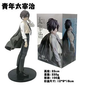 Dibujos animados escritorio adornos modelo <span class=keywords><strong>Dazai</strong></span> Osamu Nakahara Chuuya Pvc <span class=keywords><strong>Anime</strong></span> figura - Product Image 4