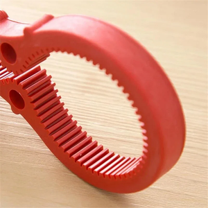 Abrelatas antideslizante con mango de goma, herramienta para abrir tapas de latas, botellas de cerveza y frascos, utensilio de cocina para remover tapas giratorias. - Product Image 6