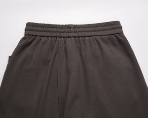 Alta qualità estiva elastico in vita doppia grande tasca aperta <span class=keywords><strong>con</strong></span> cerniera da uomo pantaloni corti da spiaggia <span class=keywords><strong>pantaloncini</strong></span> larghi in cotone - Product Image 6