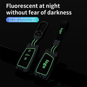 Funda para Llaves de Coche Estilo Aleación de Zinc para VW Volkswagen Golf 7 MK7 Tiguan MK2 para <span class=keywords><strong>SEAT</strong></span> Ateca <span class=keywords><strong>Leon</strong></span> <span class=keywords><strong>FR</strong></span> 2 Ibiza Llavero Accesorios para Auto - Product Image 6