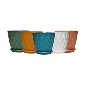 Pots de fleurs <span class=keywords><strong>en</strong></span> plastique pour l'extérieur <span class=keywords><strong>pot</strong></span> de fleurs léger et durable ensemble de table <span class=keywords><strong>pot</strong></span> de fleurs décoratif d'intérieur vente <span class=keywords><strong>en</strong></span> gros - Product Image 5