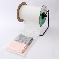 Emballage automatique personnalisé en usine poly sacs en PE-BD pré-ouvert sur rouleau rouleau de sac en plastique perforé et imprimé