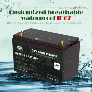 IP67 LFP <span class=keywords><strong>24V</strong></span> 60Ah 25.6V 배터리 공장 제조업체 LiFePo4 RV 해양 보트 트럭 용 리튬 이온 배터리 팩 - Product Image 3