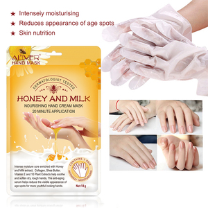 ALIVER - Guantes de Mascarilla de Miel para Reparación de Manos, Limpieza Profunda, Hidratación, Blanqueamiento, Colágeno, Leche y Miel - Product Image 2