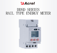 Compteur d'énergie monophasé Acrel DDSD1352 220V AC, RS485 MODBUS-RTU, surveillance bidirectionnelle, compteur de puissance certifié CE, photovoltaïque