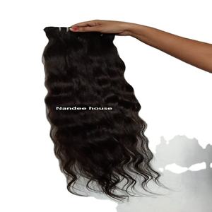 Extensions de cheveux Remy alignés sur les cuticules vierges vietnamiennes Perruques de dentelle indiennes frisées avec fermeture de style vague transparente - Product Image 5