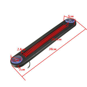 Pantalla LED Ultrafina con Control Remoto, Entrada 7*40, Pantalla de Barra para Coche, Montaje con Ventosa, Pantalla de Barra Monocromática - Product Image 3