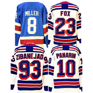 2025 Jerseys de hockey sobre hielo cosidos New York 10 Artemi Panarin 93 Mika Zibanejad 8 Miller 23 FOX 13 Lafreniere - Product Image 2