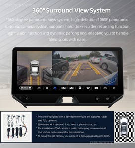 Radio Estéreo para Auto Android 13 de 12.3 Pulgadas para Toyota Harrier Venza <span class=keywords><strong>2022</strong></span>-2025, CarPlay Inalámbrico, Android Auto, GPS, Reproductor con Pantalla Táctil - Product Image 6