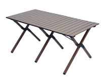 Ensemble table et chaises pliantes en gros, cadre métallique, résistant aux intempéries, portable, pour camping, pêche, barbecue, pique-nique, salle de sport, extérieur, logo personnalisé, pliable