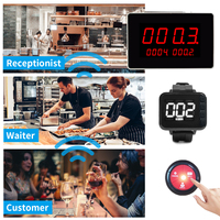 Système d'appel sans fil pour restaurant le plus vendu, système d'appel serveur avec montre