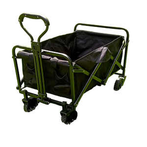 Chariot de jardin pliable d'extérieur 2027 avec frein et roues, idéal pour le camping - Product Image 6