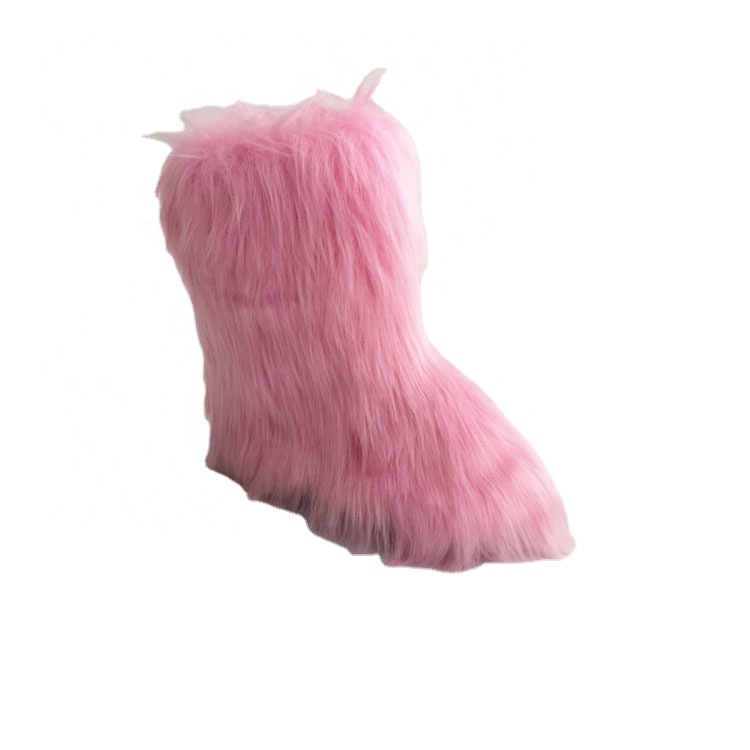 Женские зимние сапоги Italia, пушистые сапоги из искусственного меха для дома и улицы, женские зимние сапоги