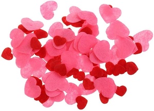 Corazones de fieltro no tejidos surtidos para decoración de <span class=keywords><strong>Navidad</strong></span> o boda, manualidades, venta al por mayor, 100 piezas - Product Image 3