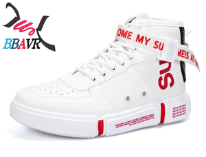 Chaussures de sport blanches décontractées pour hommes, personnalisées, haut de gamme, tendance, respirantes - Product Image 2