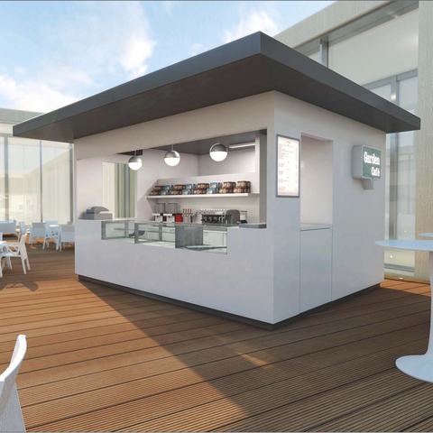 High Quality Modern Popular Style Food Kiosk for Outdoor Furniture