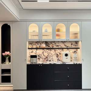 Customized Size Solid Wood <b>Sideboard</b> Restaurant Furniture Made Environmentally Protected Materials Handcrafted Wooden <b>Sideboard</b> - Product Image 4