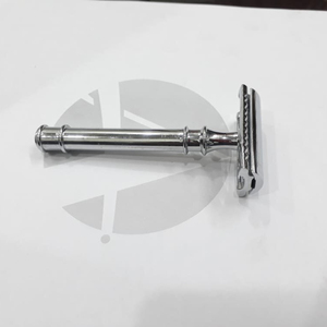 Maquinilla de afeitar de doble filo, maquinilla de afeitar de seguridad de Color cromado con doble borde - Product Image 5