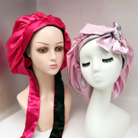 Bonnet en soie long pour femmes, accessoire de styliste, sans Logo, à nouer, livraison gratuite