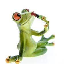 Figurines de grenouilles artificielles en résine <span class=keywords><strong>verte</strong></span> de style kawaii - Product Image 3