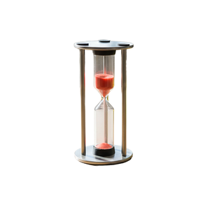 Promotional Metal <b>Rotating</b> Hourglass Sand Timer 3 4 5 Minute Tea Timer Portable Durable Contemporary <b>Desk</b> Decor for Kids Class - Product Image 1