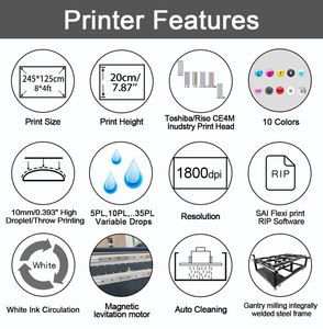 เครื่องพิมพ์ยูวีแบบแท่นราบขนาดใหญ่ 2513 สำหรับพิมพ์วัสดุแข็งและยืดหยุ่น - Product Image 4