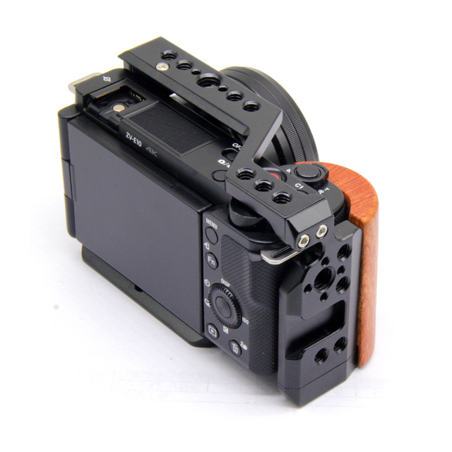 MAMEN Aluminum Alloy Protect Universal Camera Protective Small Rig Camera Cage for Sony ZVE-10